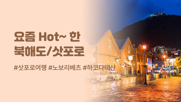 요즘 Hot~한 북해도/삿포로